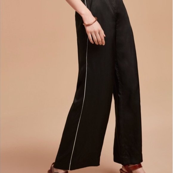 Wilfred Black Wide-Leg Pants - Picture 2 of 7